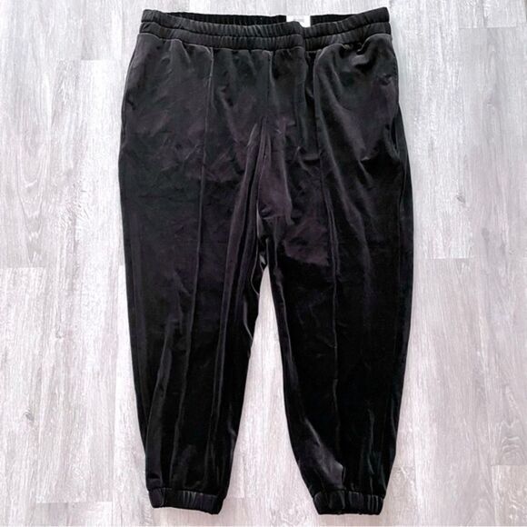 Velvet Black Jogger Pants 0X - Picture 1 of 3